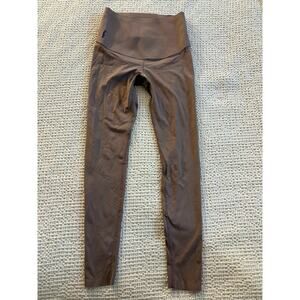 Fanka Body Sculpt Reversible Leggings Taupe Mushroom High Compression Small